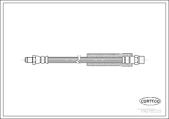 Furtun frana 19018520 CORTECO
