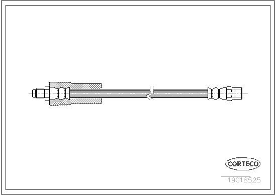 Furtun frana 19018525 CORTECO