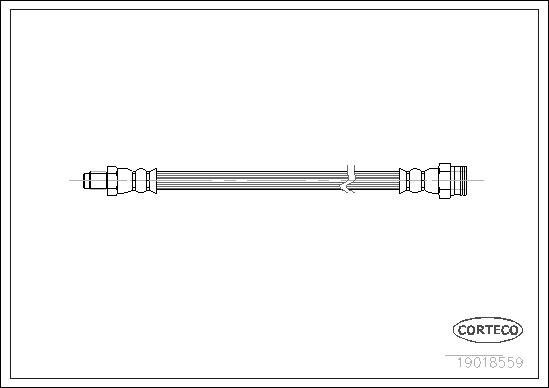 Furtun frana 19018559 CORTECO