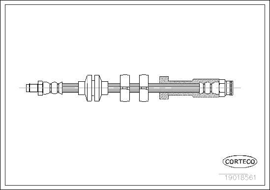 Furtun frana 19018561 CORTECO