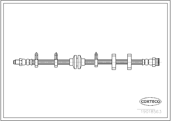 Furtun frana 19018563 CORTECO