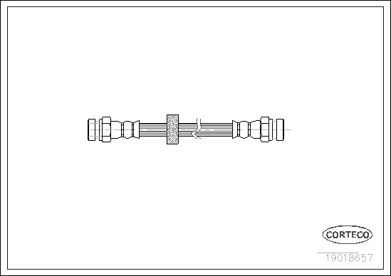 Furtun frana 19018657 CORTECO