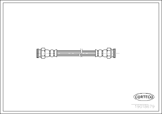 Furtun frana 19018679 CORTECO