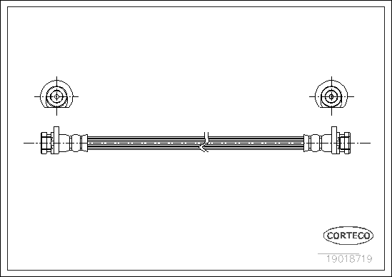 Furtun frana 19018719 CORTECO