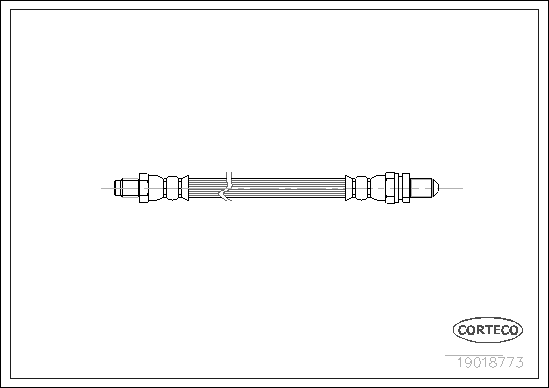 Furtun frana 19018773 CORTECO