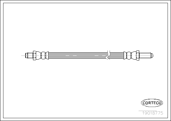Furtun frana 19018775 CORTECO