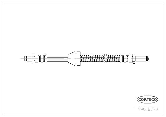Furtun frana 19018777 CORTECO