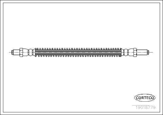 Furtun frana 19018779 CORTECO