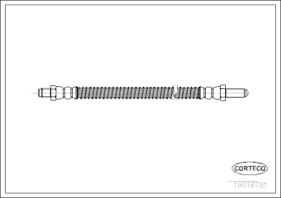 Furtun frana 19018781 CORTECO
