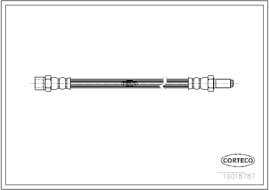 Furtun frana 19018787 CORTECO