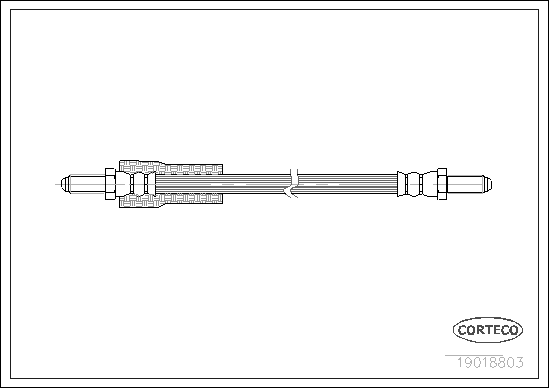 Furtun frana 19018803 CORTECO