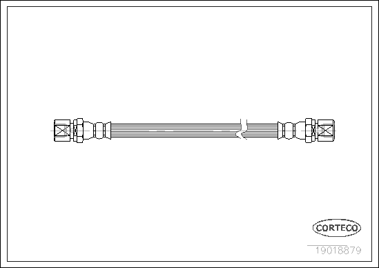 Furtun frana 19018879 CORTECO