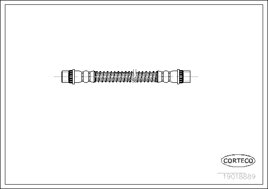 Furtun frana 19018889 CORTECO