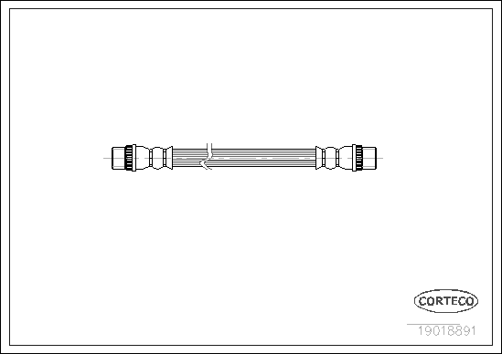 Furtun frana 19018891 CORTECO