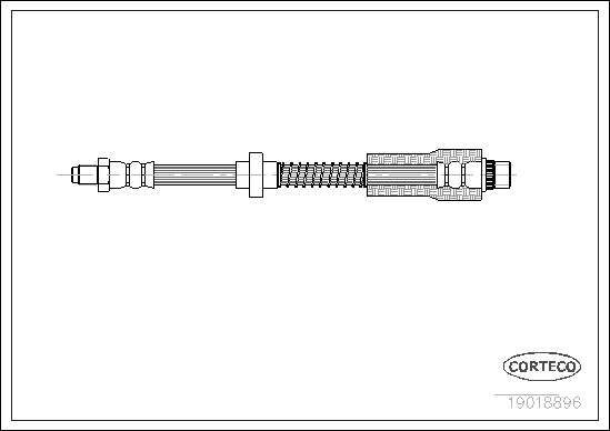 Furtun frana 19018896 CORTECO