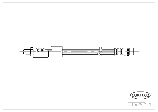 Furtun frana 19020029 CORTECO