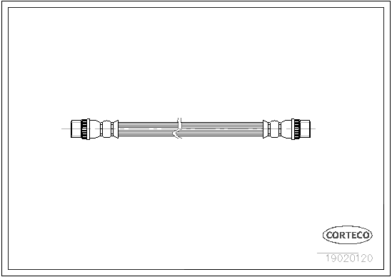 Furtun frana 19020120 CORTECO