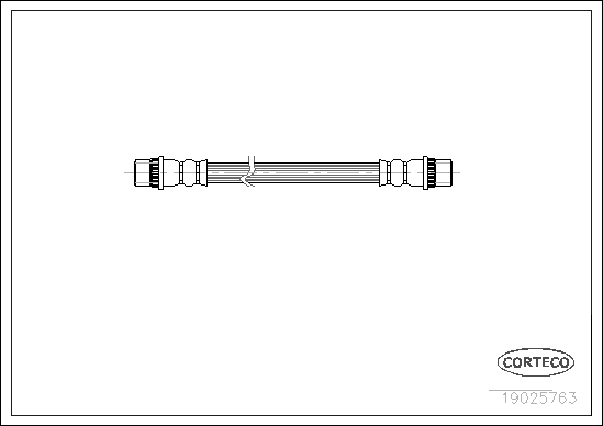 Furtun frana 19025763 CORTECO