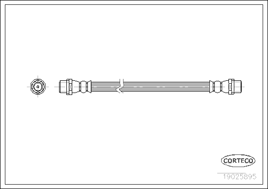 Furtun frana 19025895 CORTECO