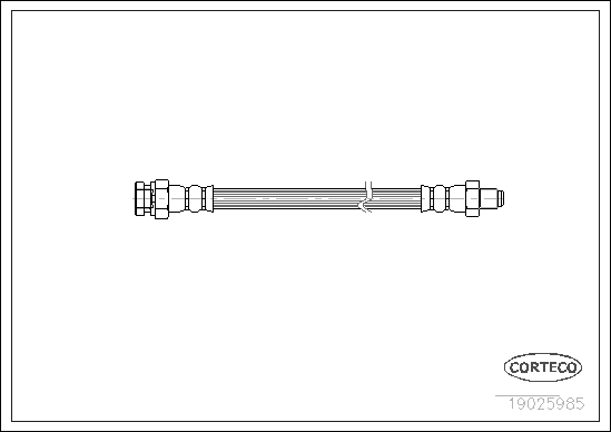 Furtun frana 19025985 CORTECO