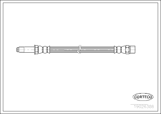 Furtun frana 19026386 CORTECO