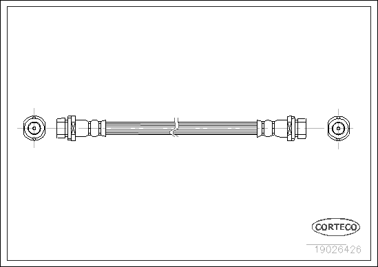 Furtun frana 19026426 CORTECO