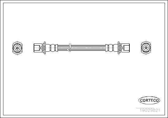 Furtun frana 19029821 CORTECO