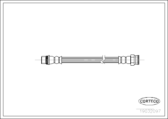 Furtun frana 19032097 CORTECO