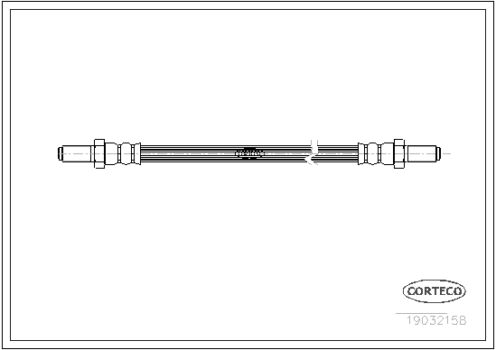 Furtun frana 19032158 CORTECO