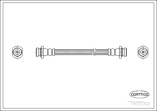 Furtun frana 19032302 CORTECO