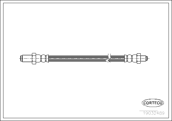 Furtun frana 19032489 CORTECO