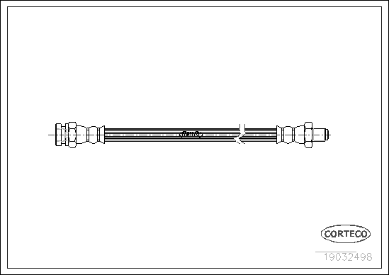Furtun frana 19032498 CORTECO