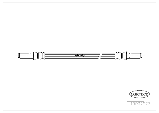 Furtun frana 19032522 CORTECO