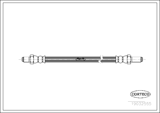 Furtun frana 19032555 CORTECO