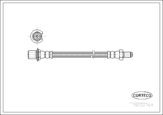 Furtun frana 19032764 CORTECO