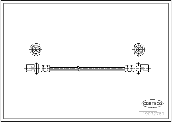 Furtun frana 19032780 CORTECO