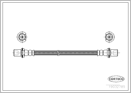 Furtun frana 19032785 CORTECO