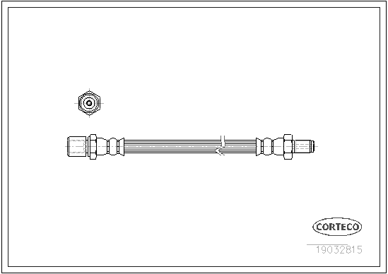 Furtun frana 19032815 CORTECO