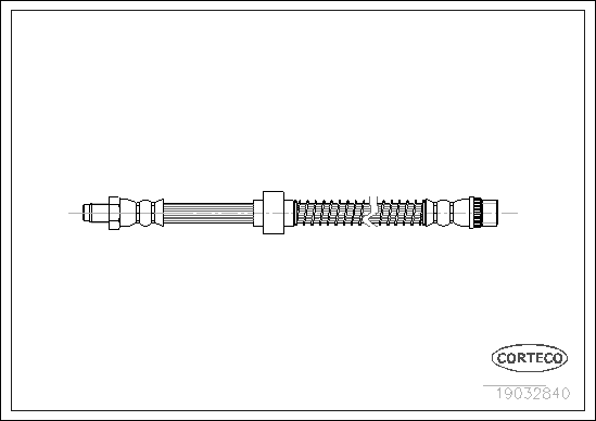 Furtun frana 19032840 CORTECO