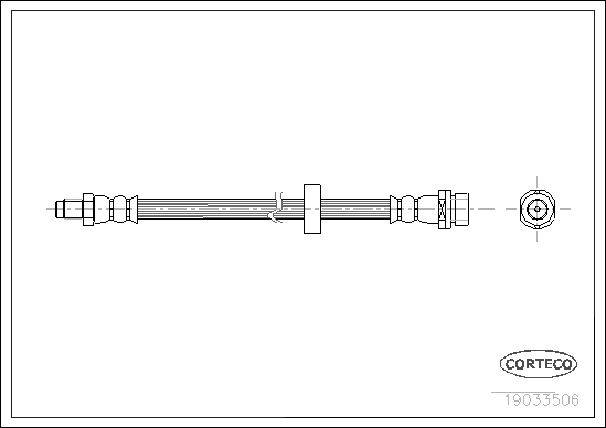 Furtun frana 19033506 CORTECO
