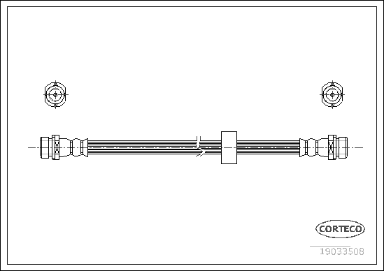 Furtun frana 19033508 CORTECO