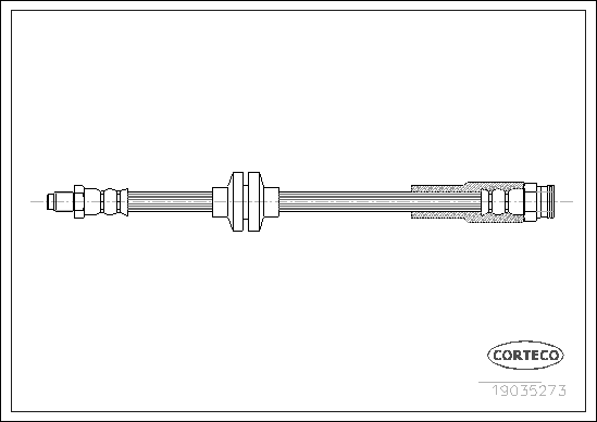 Furtun frana 19035273 CORTECO