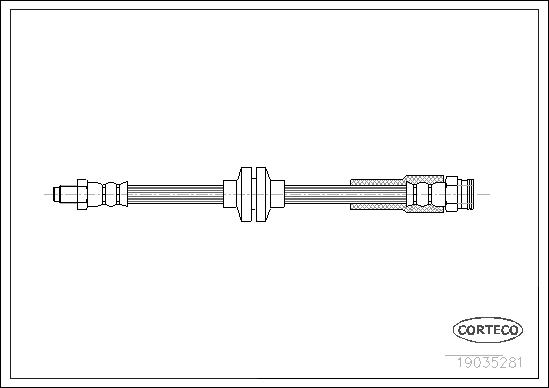 Furtun frana 19035281 CORTECO