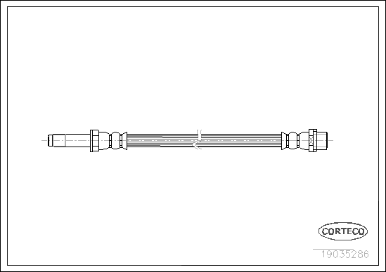 Furtun frana 19035286 CORTECO