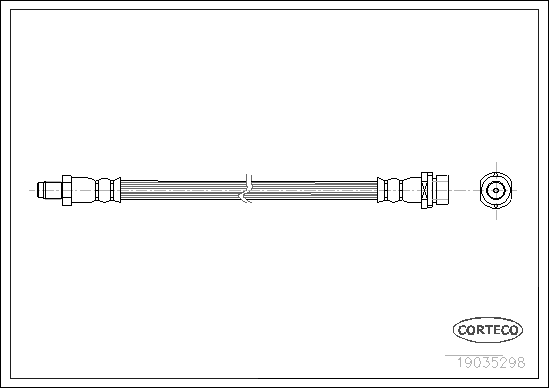 Furtun frana 19035298 CORTECO