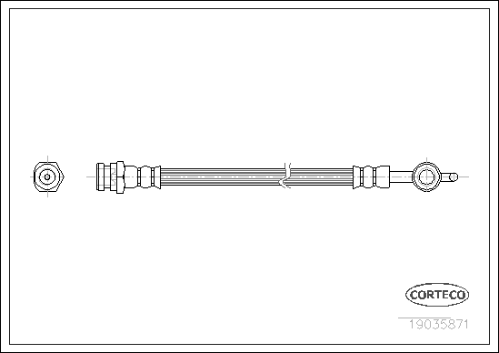 Furtun frana 19035871 CORTECO