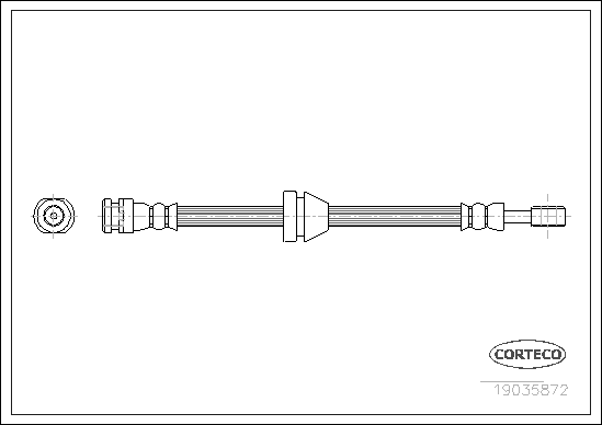 Furtun frana 19035872 CORTECO