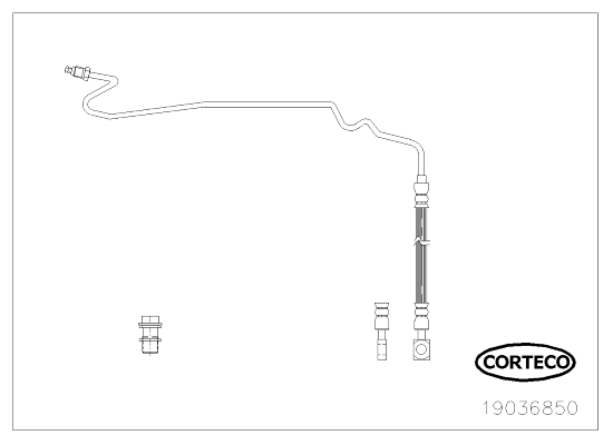 Furtun frana 19036850 CORTECO