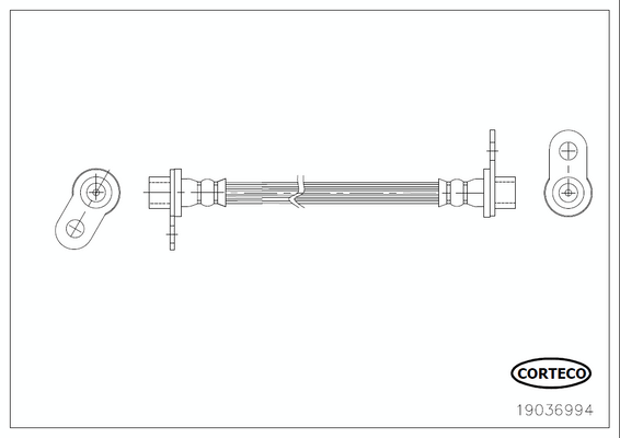 Furtun frana 19036994 CORTECO