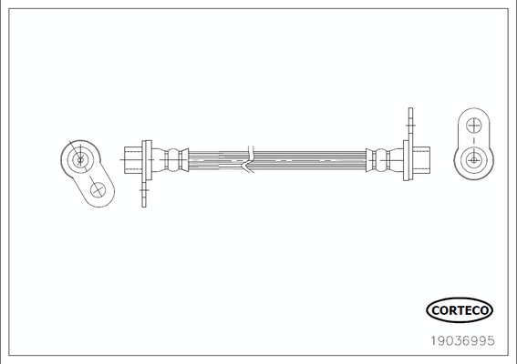 Furtun frana 19036995 CORTECO